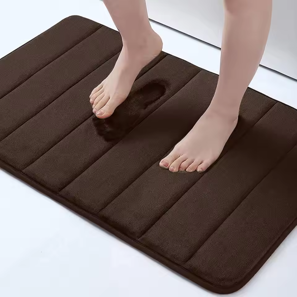 Le tapis de bain antidérapant ultra doux signature