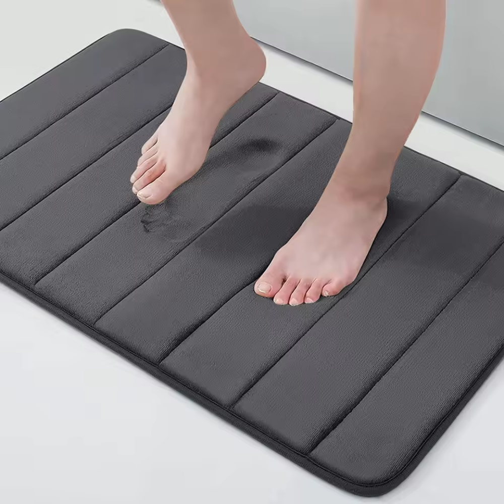 Le tapis de bain antidérapant ultra doux signature